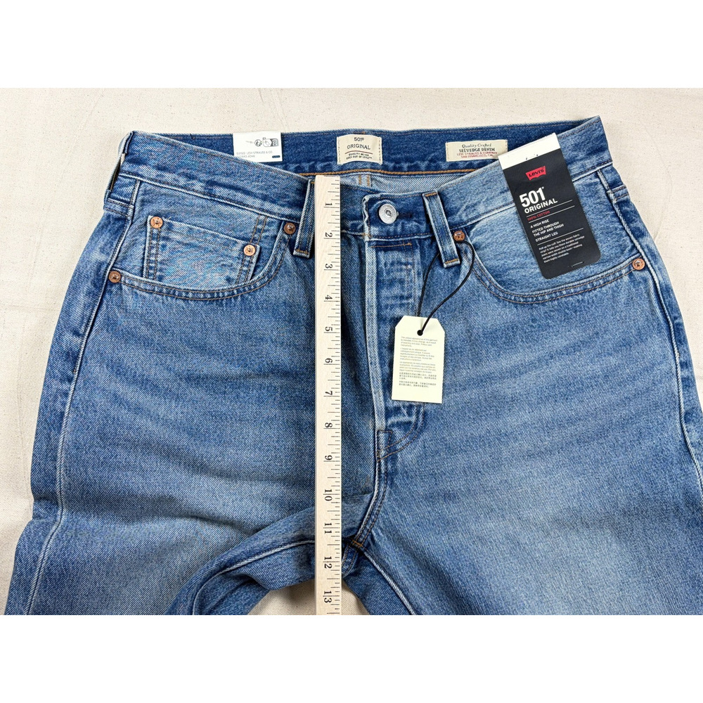 Levi’s Big E 501 Selvedge Jeans Women’s 31x30 High Rise Straight NWT - Picture 10 of 13